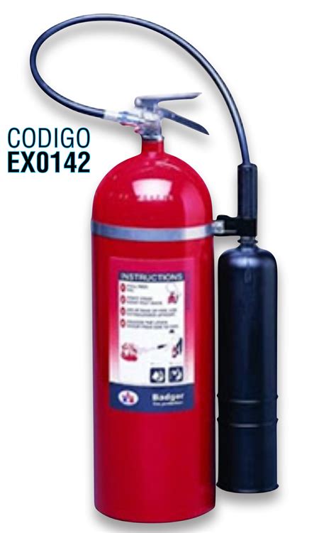 Extintores De Co2 Gas Carbónico Extintores Badger