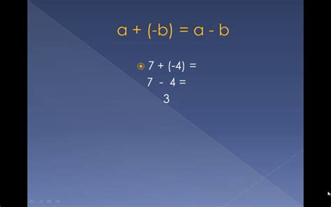 Negative Addition And Subtraction Tutorial Sophia Learning