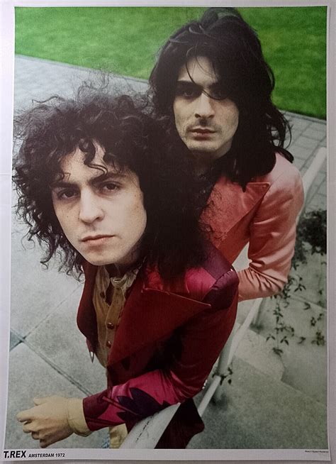 T Rex Poster Marc Bolan Amsterdam 1972 The Slider Period 33 X 23