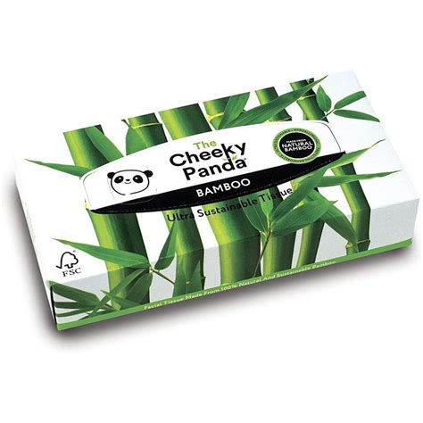 Buy Cheeky Panda Flat Bamboo Facial Tissues Pack Of Avansas