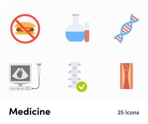 Medicine Flat Vector Icons S01192204 – Infografolio