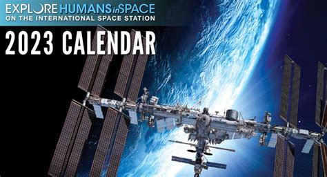 Nasa tiene a su disposición un interesante calendario gratuito de la EEI