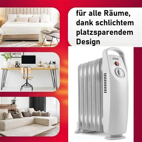 JUNG Ölradiator UFESA RD500 elektrische Heizung mit Thermostat