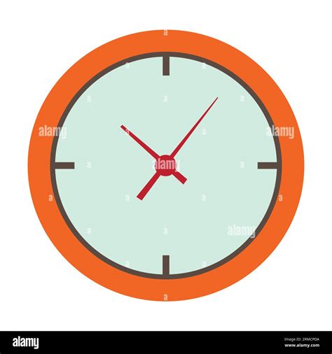 Round Wall Clock Stock Vector Image And Art Alamy