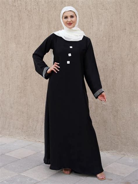 Abaya Designs With Stone