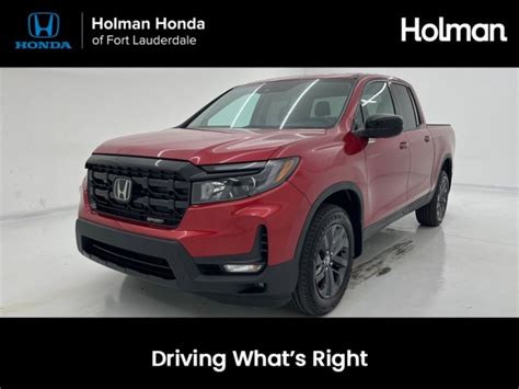 New 2024 Honda Ridgeline AWD SPORT 4D Crew Cab In Fort Lauderdale