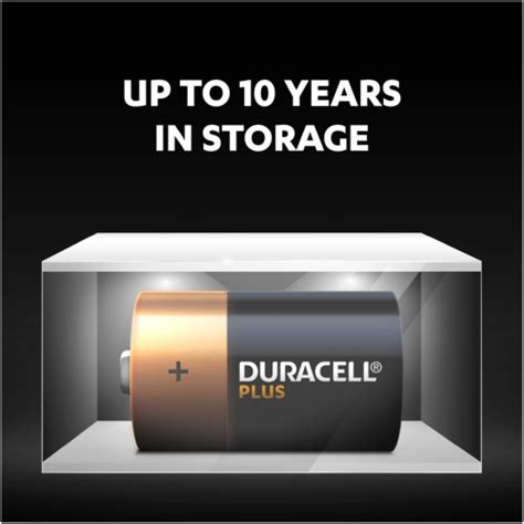 Duracell Plus Batteries D 2 Pack Clicks