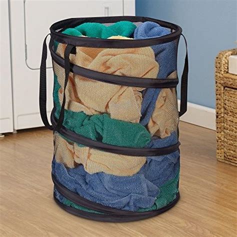 Household Essentials 2026 Pop-Up Collapsible Mesh Laundry Hamper