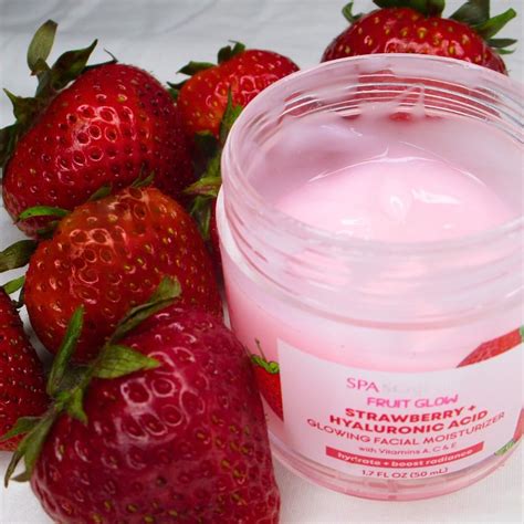 Spascriptions Fruit Glow Crema Hidratante Facial Brillante De Fresa