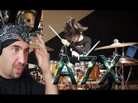 HOLY COW SHE S FAST AVENGED SEVENFOLD NIGHTMARE REACTION DRUM COVER