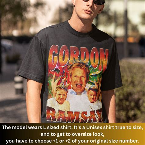 Limited Gordon Ramsay Shirt Chef Gordon Ramsay Graphic Shirt - Etsy