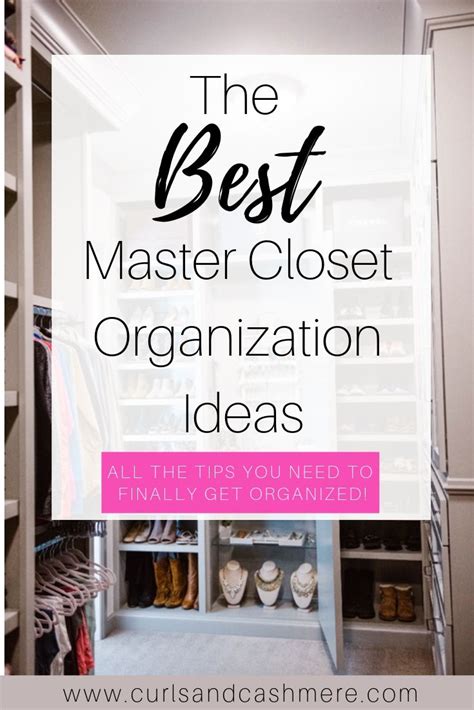 Master Closet Organization Ideas | Lifestyle | Curls & Cashmere ...