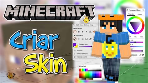 Criar sua Própria Skin Personalizada no Minecraft Skin HD YouTube