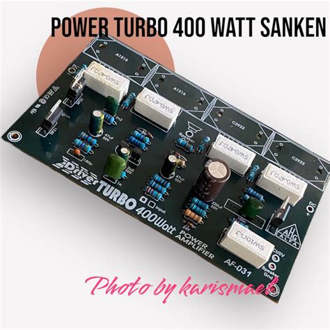 Jual Kit Driver Power Amplifier Sanken Watt Mono Scorp Shopee