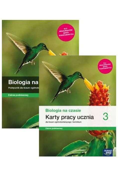 Biologia na czasie 3 Podręcznik i karty pracy ucznia dla liceum