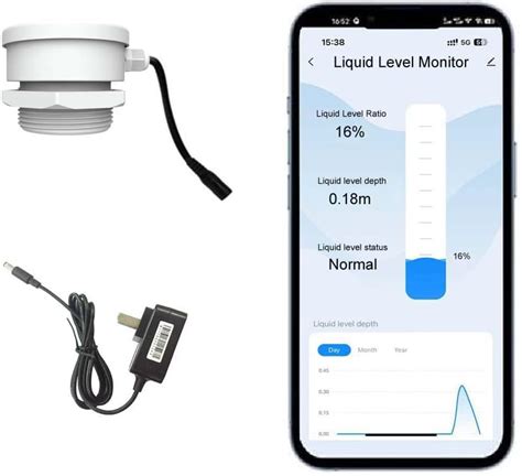 EPTTECH Smart TLC2206 WiFi Capteur de niveau d eau à distance Capteur