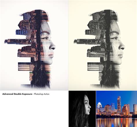 Advanced Double Exposure - Photoshop Action, Add-ons | GraphicRiver