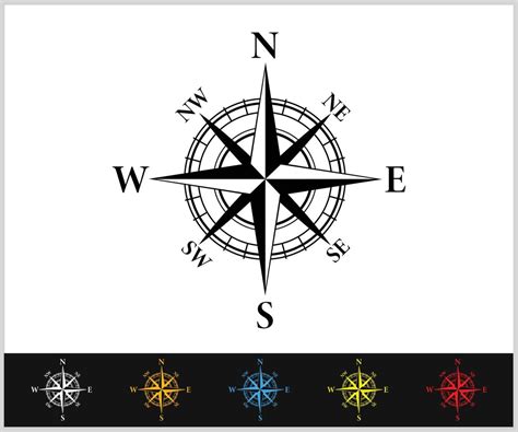 Pretty Compass Rose