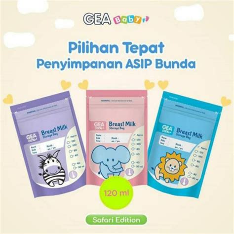 Jual Kantong ASI GEA BABY 120ml Shopee Indonesia