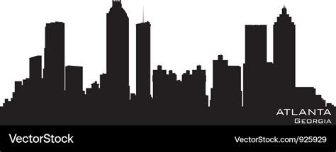 Atlanta Skyline Outline Vector Images (over 100)