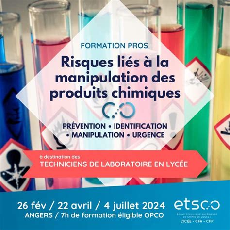 Formation aux risques liés à la manipulation des produits Chimiques