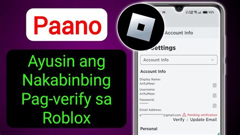 Paano Ayusin Ang Nakabinbing Pag Verify Sa Roblox Roblox Email