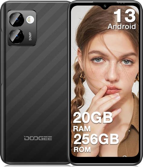 DOOGEE N50 Pro Telephone Portable 20GB 256GB TF 1TB Android 13