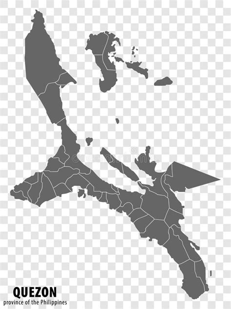 Blank Map Quezon Of Philippines High Quality Map Province Of Quezon