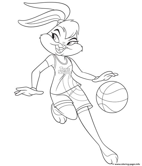 Lola Bunny Coloring Page Printable