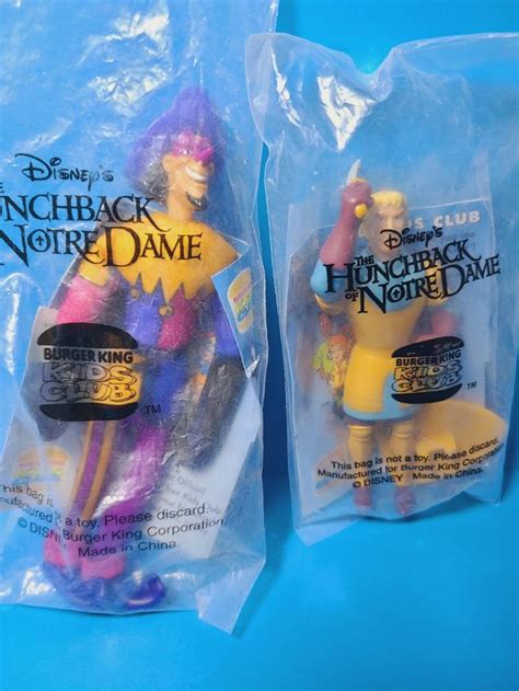 Mcdonalds Disney The Hunchback Of Notre Dame Toy Set Etsy Uk