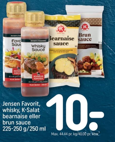 Jensens K Kken Sauce Flydende Tilbud Hos Rema