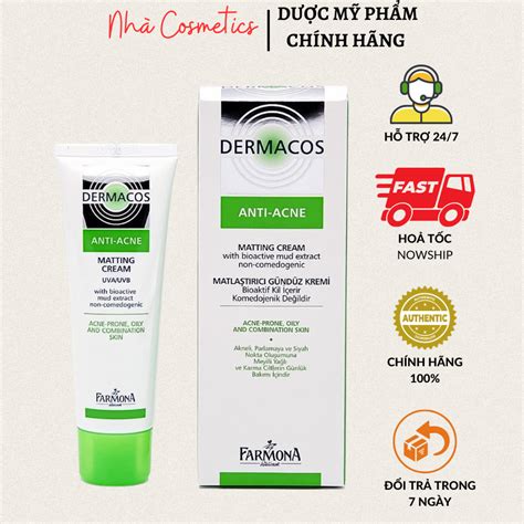 Dermacos Anti Acne Matting Cream For Oily Oily Acne Skin 50ml