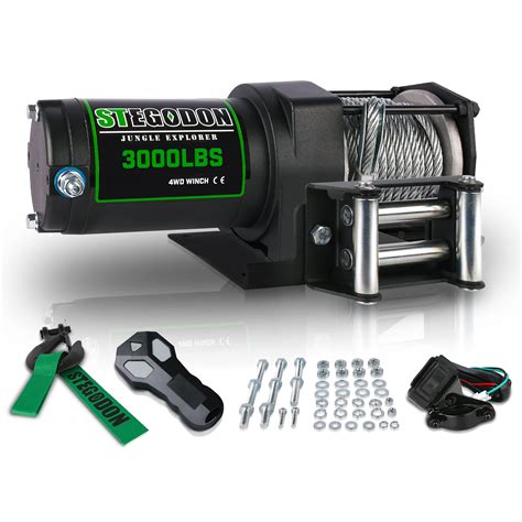 Buy Stegodon New Lb Load Capacity Electric Winch V Steel Cable