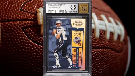 2000 Playoff Contenders Tom Brady Rookie Card Hits The Auction Block At