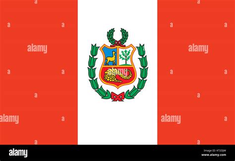 National flag of Peru Stock Photo - Alamy