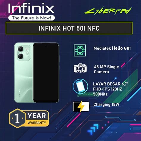 Jual INFINIX HOT I NFC GB GB Garansi Resmi Indonesia GRAY Shopee Indonesia