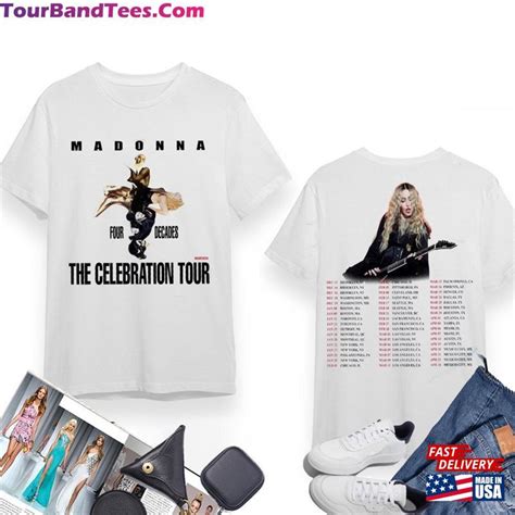 2023 2024 The Celebration Tour Madonna T-Shirt Classic - TourBandTees