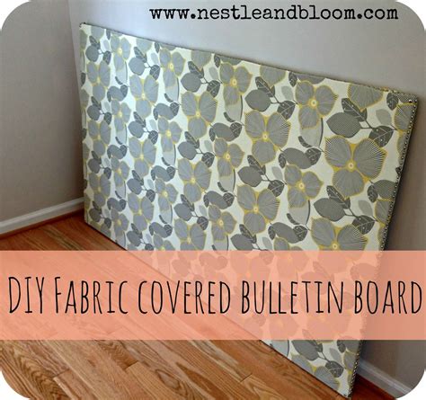 Fabric Covered Bulletin Board Diy Diy Bulletin Board Diy Fabric Covered