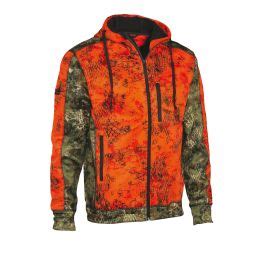 Blouson De Chasse Zippé Wolf Ligne Verney Carron Snake Blaze Polaire