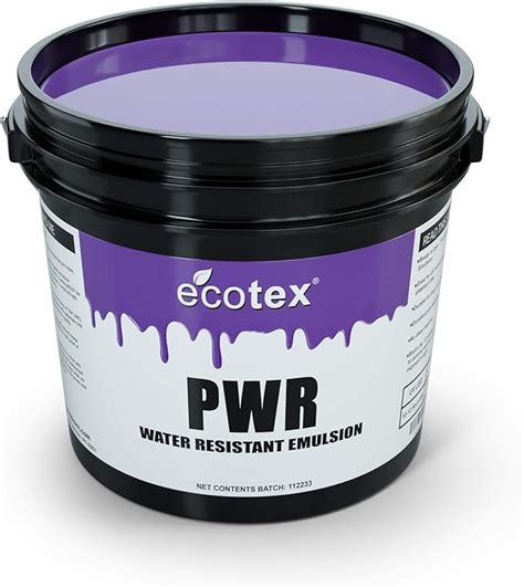 Ecotex PWR Emulsión de serigrafía 16 onzas Emulsión fotográfica