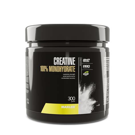 Креатин моногидрат Maxler 100 Creatine Monohydrate 300г купить с