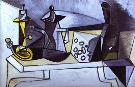 Pablo Picasso — Still Life With Cheese 1944