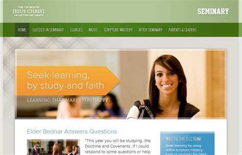 Upgraded Seminary Website Lds365 Resources From The Church And Latter Day Saints Worldwide