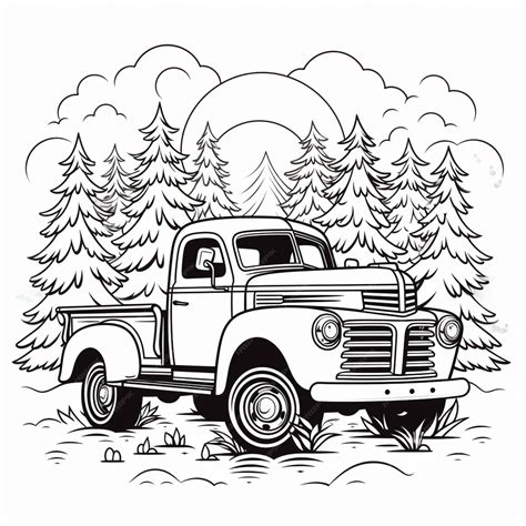 Coloring pages of old trucks old truck coloring pages coloring home ...