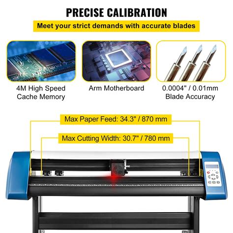 Vevor Máquina De Vinilo 870 Mm 780 Mm Vinilo Cortador De Plotter 118 X