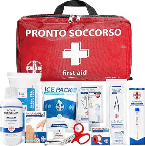 AIESI Kit Di Pronto Soccorso Professionale Per Auto Casa Viaggio Barca