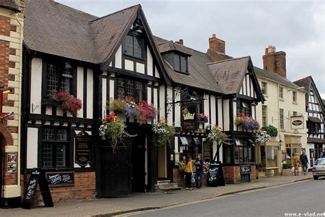 Stratford-upon-Avon, England - The Rose and Crown pub on Sheep Street