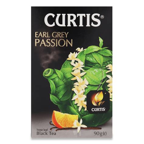 Чай чорний Curtis Earl Grey Passion байховий 90г – онлайн-супермаркет ...