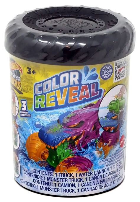 Hot Wheels Monster Trucks Series Color Reveal Mystery Pack Mattel Toys ToyWiz