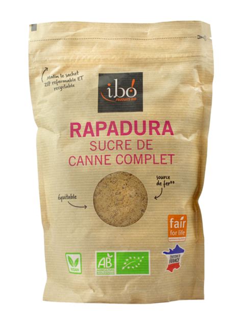 Sucre De Canne Complet Rapadura Bio Quitable Kg Ibo